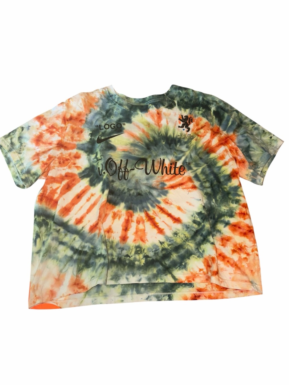 Nike off white XL tie dye mens shirt